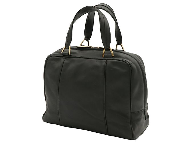 Borsa Loewe Anagram in pelle nera - vista 3