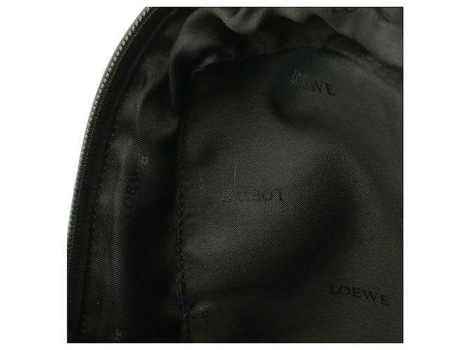 Borsa Loewe Anagram in pelle nera - vista 9
