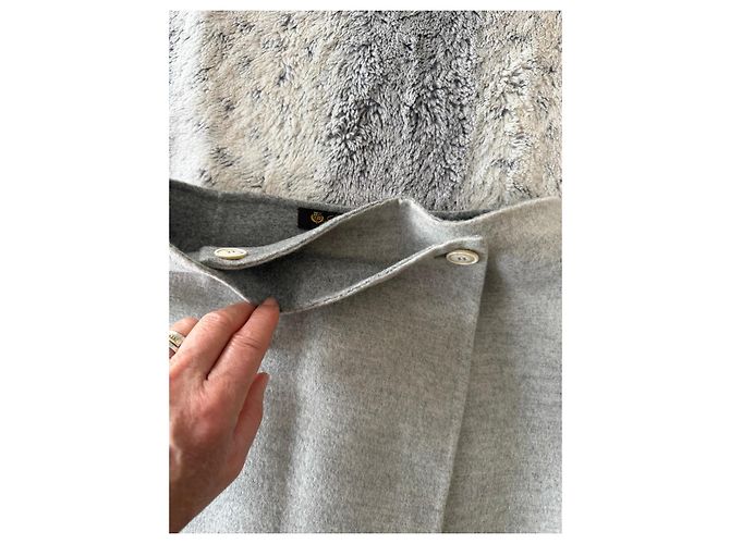Falda Loro Piana de cachemira gris - vista 3