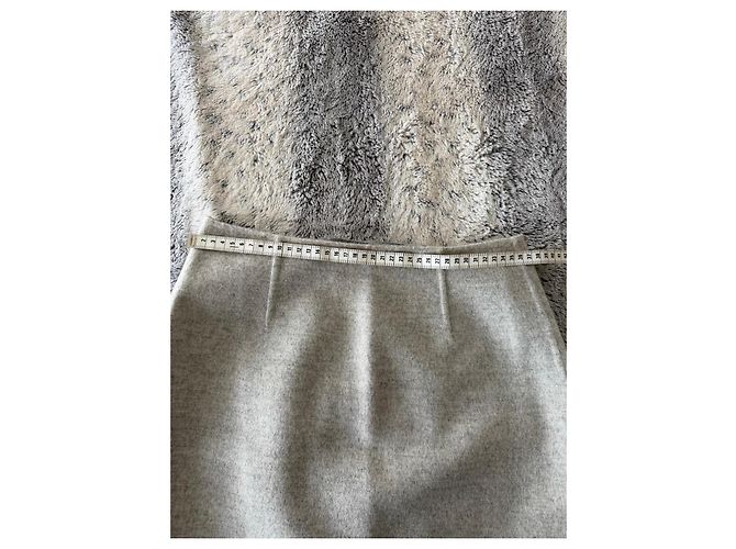 Falda Loro Piana de cachemira gris - vista 5