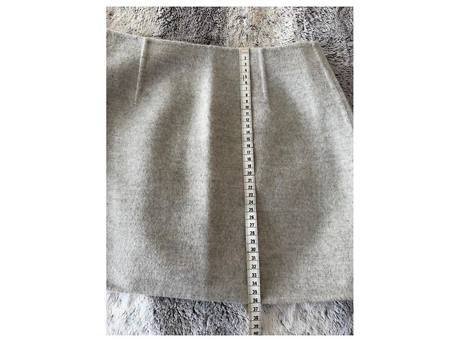 Falda Loro Piana de cachemira gris - vista 6