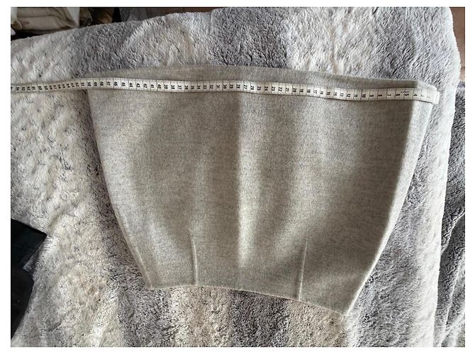 Falda Loro Piana de cachemira gris - vista 7