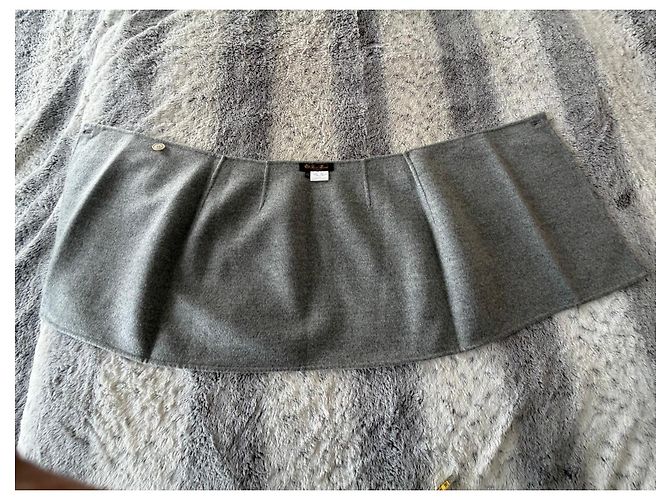 Falda Loro Piana de cachemira gris - vista 9