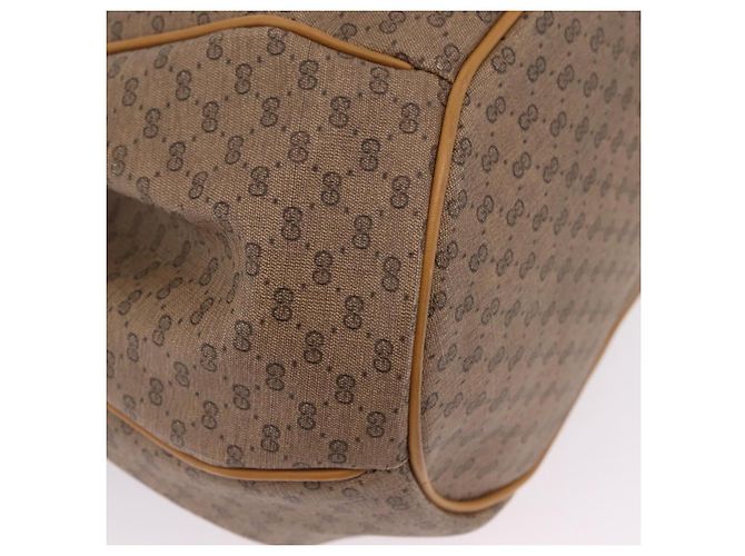 GUCCI Micro GG Supreme Shoulder Bag PVC Beige Gold Auth BA16707 - Jerrillo - vista 8