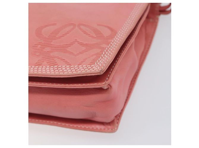 LOEWE Shoulder Bag Leather Pink Gold Auth BA16679 - Jerrillo - vista 11