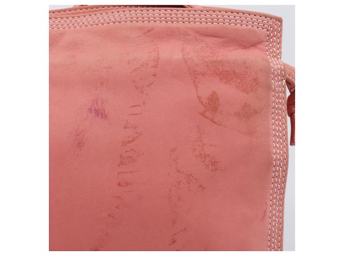 LOEWE Shoulder Bag Leather Pink Gold Auth BA16679 - Jerrillo - vista 4