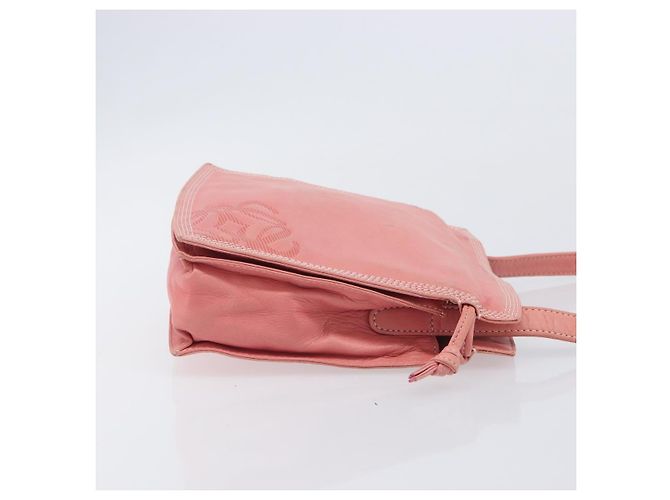 LOEWE Shoulder Bag Leather Pink Gold Auth BA16679 - Jerrillo - vista 5