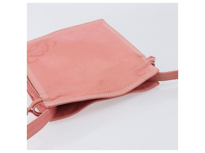LOEWE Shoulder Bag Leather Pink Gold Auth BA16679 - Jerrillo - vista 7