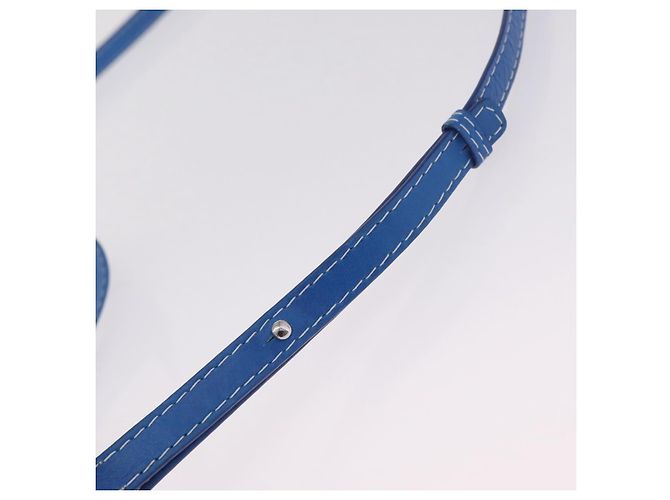 Balenciaga Bazaar Shopper XS Bag Leather 2way Blue Silver 452458 Auth 208406A - Jerrillo - vista 11