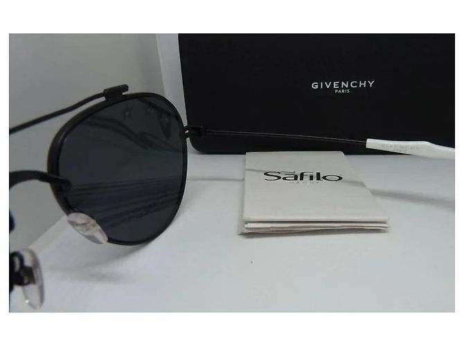 Givenchy Occhiali da Sole Aviatore Stelle Nero Metallo - vista 12