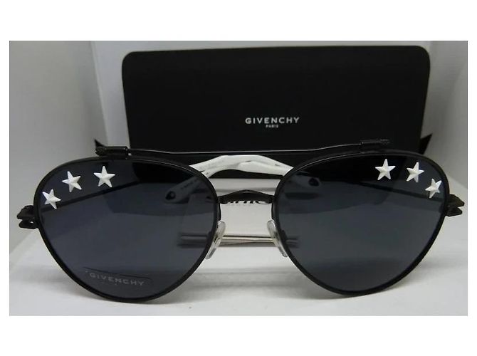 Givenchy Occhiali da Sole Aviatore Stelle Nero Metallo - vista 15