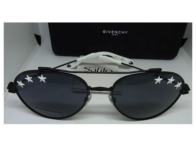 Givenchy Occhiali da Sole Aviatore Stelle Nero Metallo - vista 2