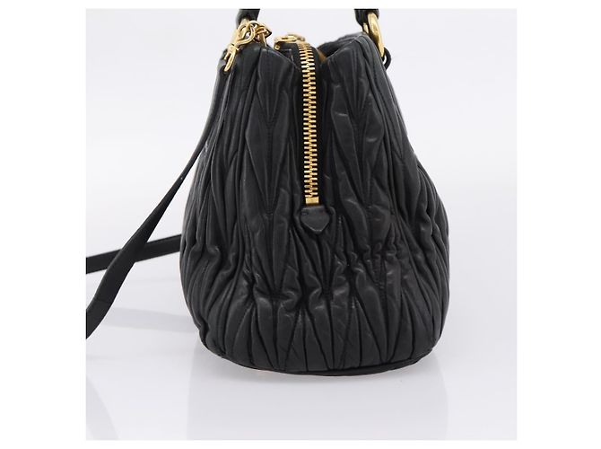 Miu Miu Madras Bowler Matelasse Leather Medium - vista 4