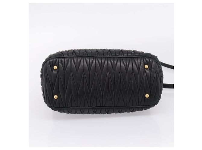 Miu Miu Madras Bowler Matelasse Leather Medium - vista 5