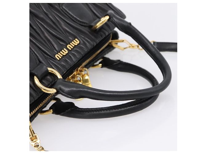 Miu Miu Madras Bowler Matelasse Leather Medium - vista 7