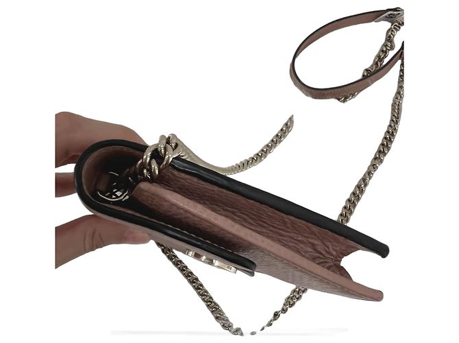 Gucci Interlocking Wallet on Chain Leather Medium - Ansicht 4