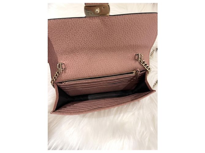 Gucci Interlocking Wallet on Chain Leather Medium - Ansicht 5