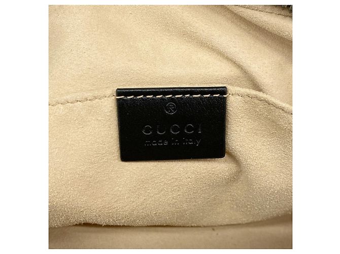 Gucci GG Marmont Black Leather Shoulder Bag - view 5