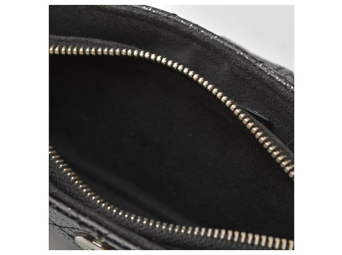 Monedero Chanel de piel negra - vista 6