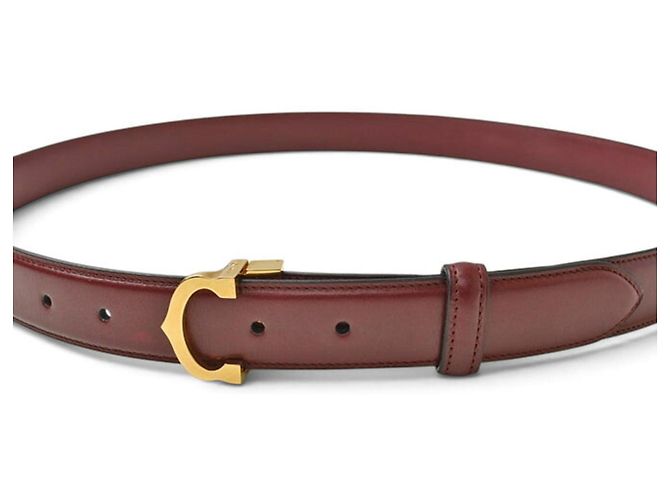 Cartier Gürtel aus Bordeaux-Leder - Ansicht 11