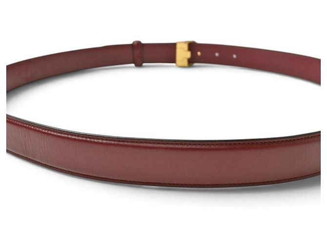Cartier Gürtel aus Bordeaux-Leder - Ansicht 12