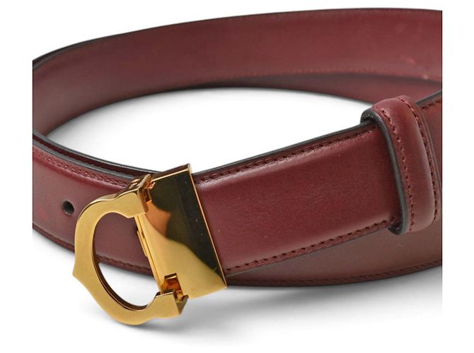 Cartier Gürtel aus Bordeaux-Leder - Ansicht 2