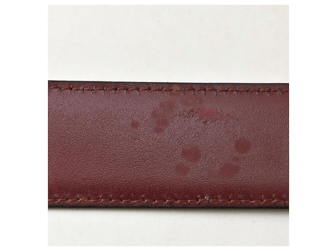Cartier Gürtel aus Bordeaux-Leder - Ansicht 4