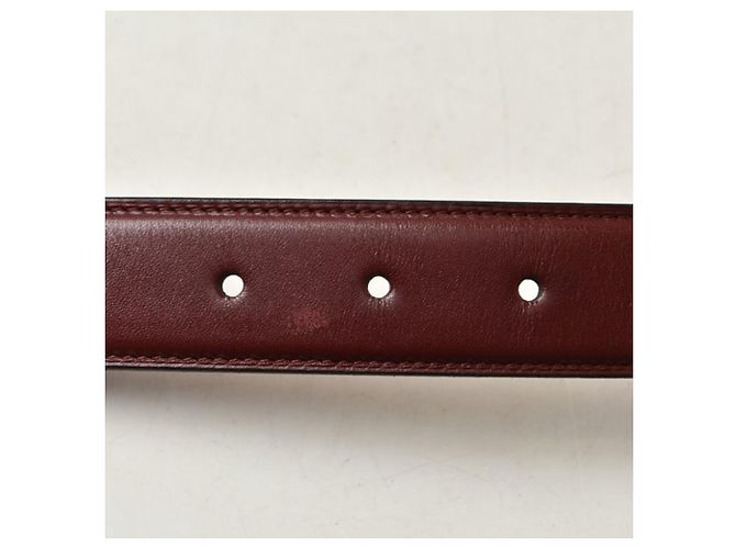 Cartier Gürtel aus Bordeaux-Leder - Ansicht 9