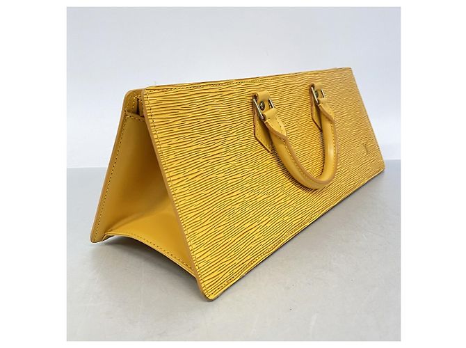 Louis Vuitton Epi Sac Triangle Handbag M52099 Jaune - vue 2