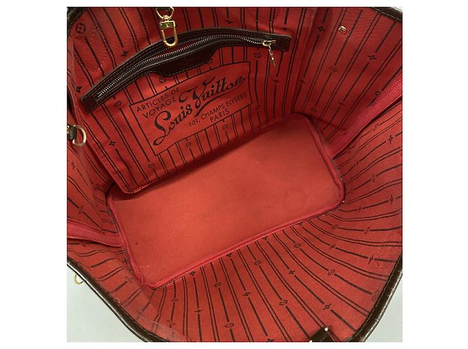 Borsa Tote Louis Vuitton Damier Neverfull MM - vista 4