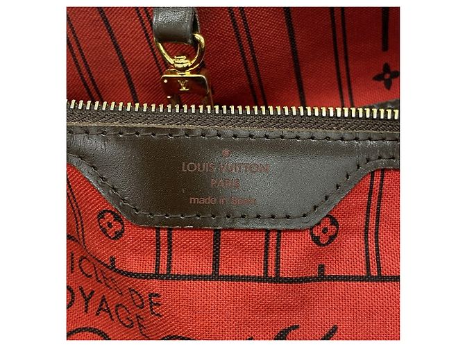 Borsa Tote Louis Vuitton Damier Neverfull MM - vista 5