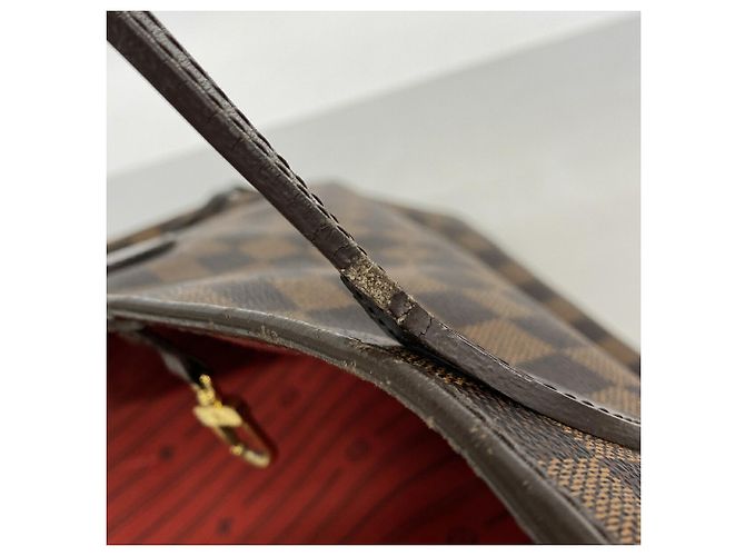 Borsa Tote Louis Vuitton Damier Neverfull MM - vista 9