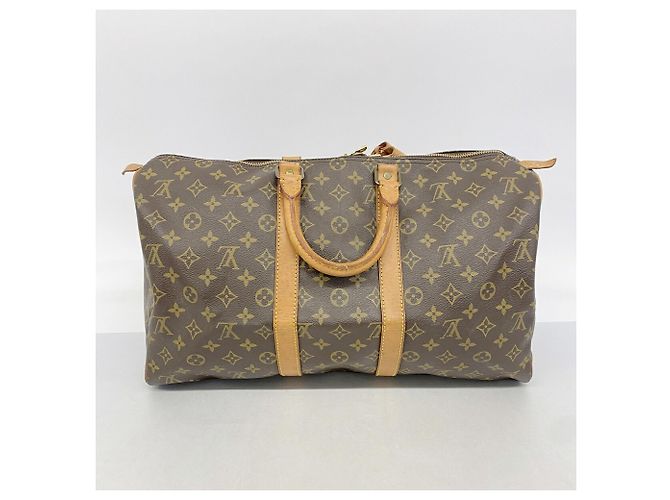 Borsa Boston Louis Vuitton Monogram Keepall 45 Brown - vista 11