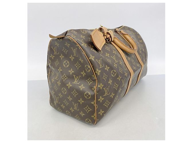 Borsa Boston Louis Vuitton Monogram Keepall 45 Brown - vista 2