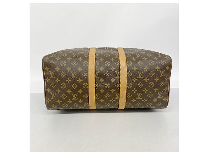 Borsa Boston Louis Vuitton Monogram Keepall 45 Brown - vista 3
