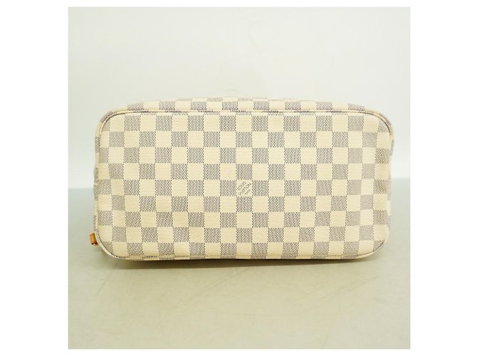 Sac Cabas Louis Vuitton Damier Azur Neverfull MM - vue 3