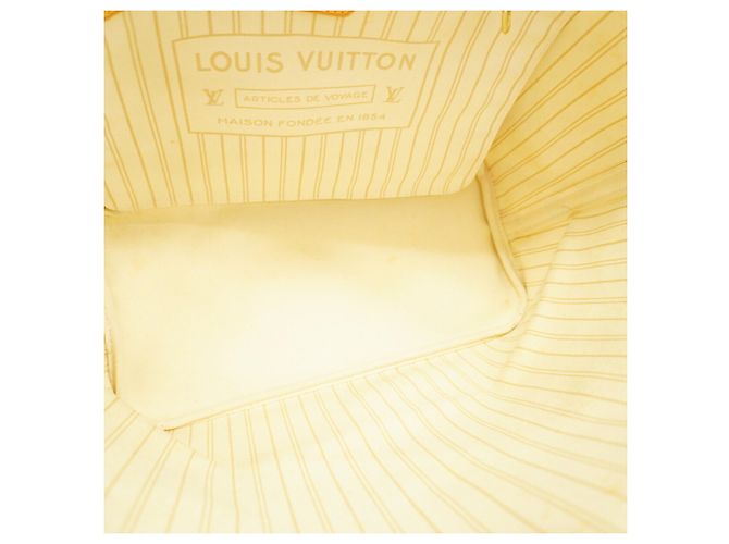Sac Cabas Louis Vuitton Damier Azur Neverfull MM - vue 4