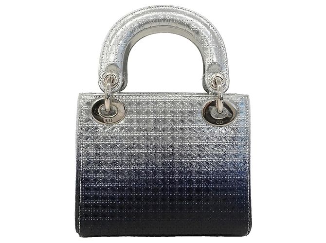 Borsa a mano Lady Christian Dior Macro Cannage - vista 12