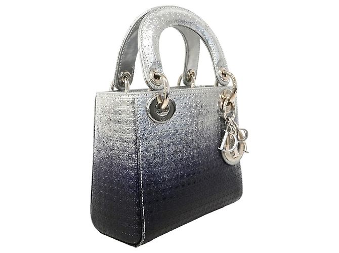 Borsa a mano Lady Christian Dior Macro Cannage - vista 2