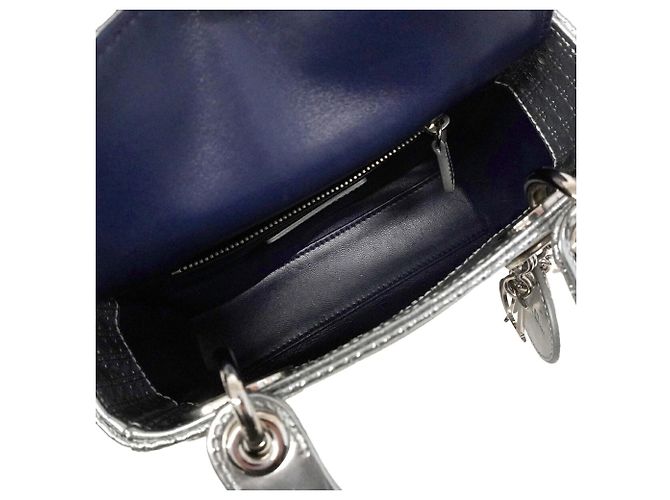 Borsa a mano Lady Christian Dior Macro Cannage - vista 4