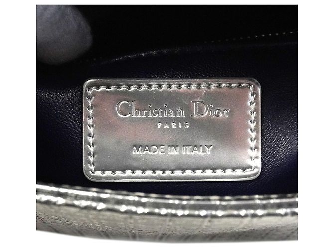 Borsa a mano Lady Christian Dior Macro Cannage - vista 5