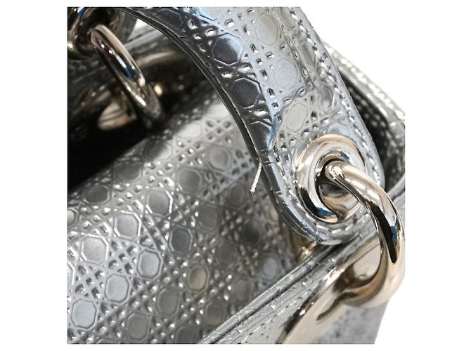 Borsa a mano Lady Christian Dior Macro Cannage - vista 6