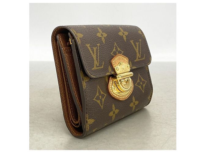 Cartera Louis Vuitton marrón tri-fold - vista 2