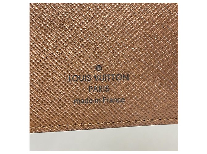 Cartera Louis Vuitton marrón tri-fold - vista 4