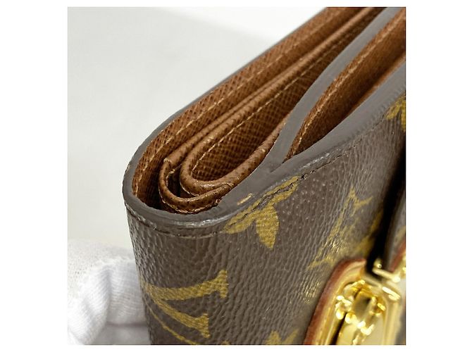 Cartera Louis Vuitton marrón tri-fold - vista 5