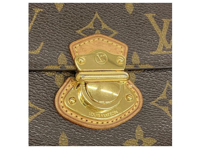 Cartera Louis Vuitton marrón tri-fold - vista 6