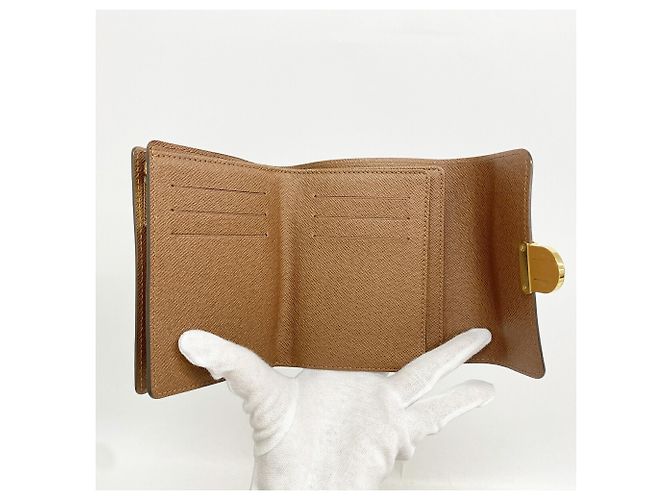 Cartera Louis Vuitton marrón tri-fold - vista 7