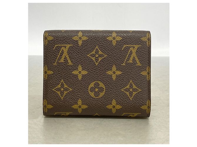 Cartera Louis Vuitton marrón tri-fold - vista 8
