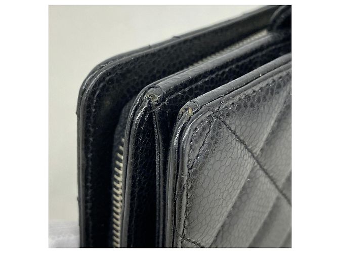 Carteira Chanel Matelassé em couro Caviar - vista 5