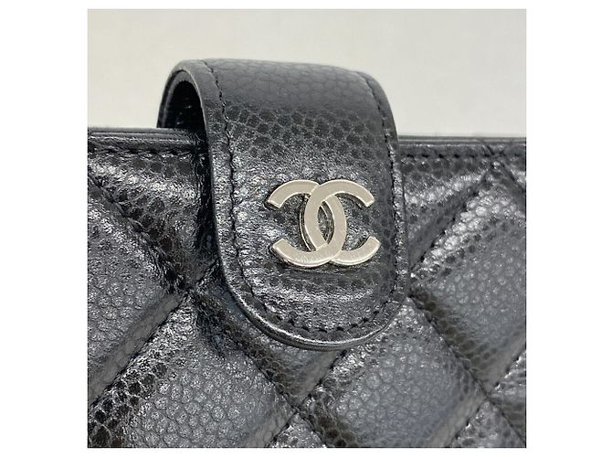 Carteira Chanel Matelassé em couro Caviar - vista 7